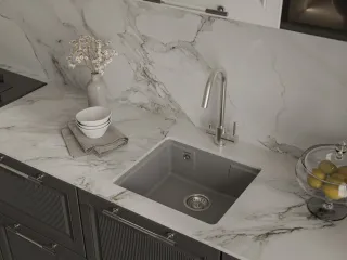 Мойка кухонная GranFest URBAN 4550 темно-серый